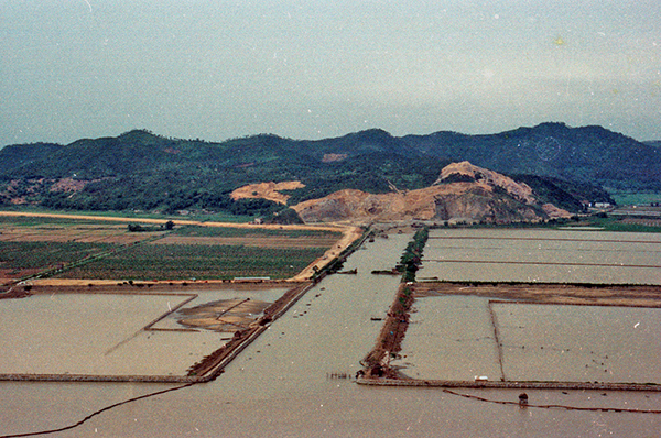 The surrounding area of the World Trade Center and the Nansha Chinese Chamber of Commerce Building in 1993